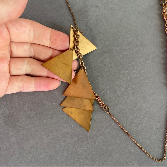 Laura Lombardi Scale Necklace Brass - Picture 7 of 11